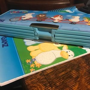 Webkinz notebook and pencil case.